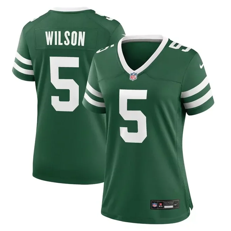 New York Jets Custom Game Jersey White - Image 4