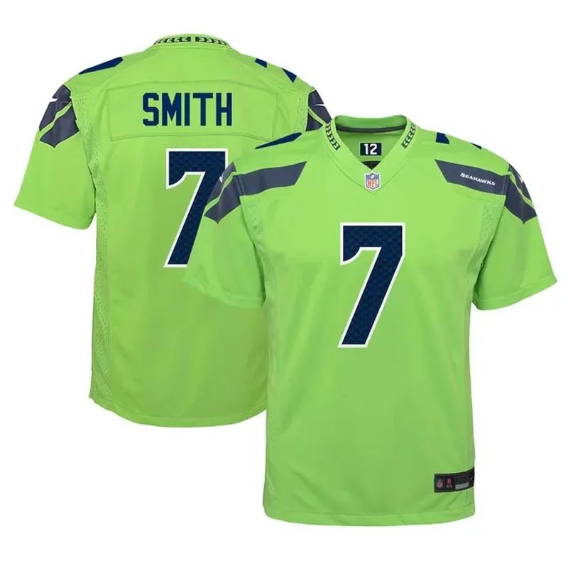 Devon Witherspoon Seattle Seahawks Vapor Fuse Jersey Navy - Image 4