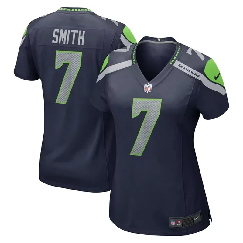Geno Smith Seattle Seahawks Womens Player Jersey Navy