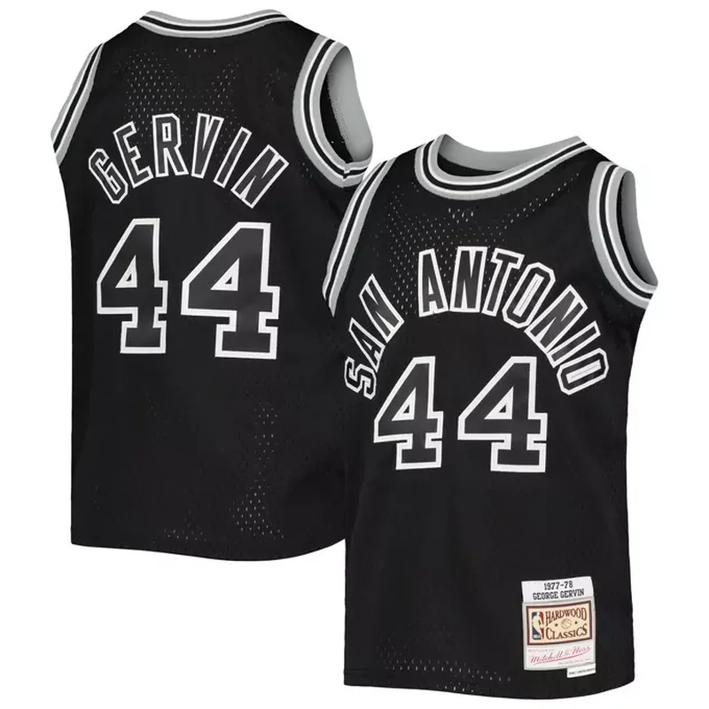 Zach Collins San Antonio Spurs Fast Break Jersey Icon Edition Black - Image 3