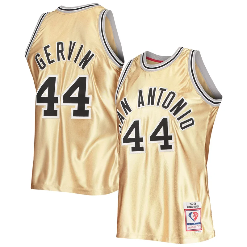 Tim Duncan San Antonio Spurs Big & Tall 1998-99 NBA 75th Anniversary Diamond Jersey - Black - Image 2