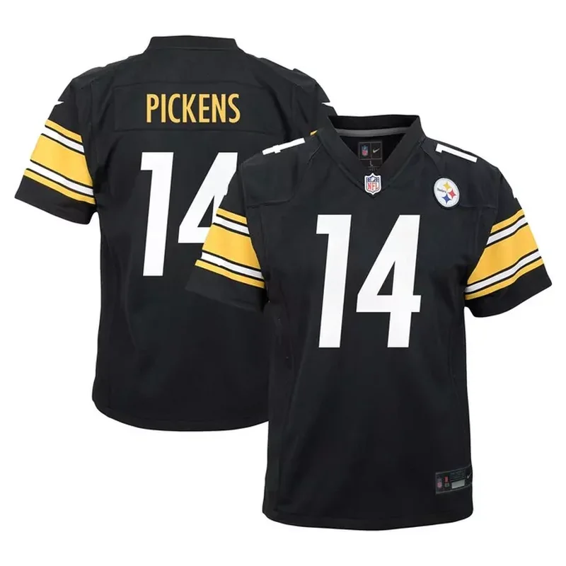 Russell Wilson Pittsburgh Steelers Game Jersey Black - Image 2