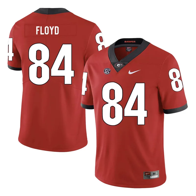 Georgia Bulldogs 81 Reggie Davis White College Jersey - Image 3
