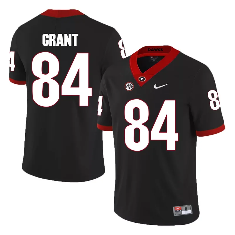 Georgia Bulldogs 81 Reggie Davis White College Jersey - Image 5