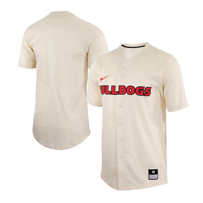 Georgia Bulldogs 97 Brooks Buce White College Jersey - Image 3