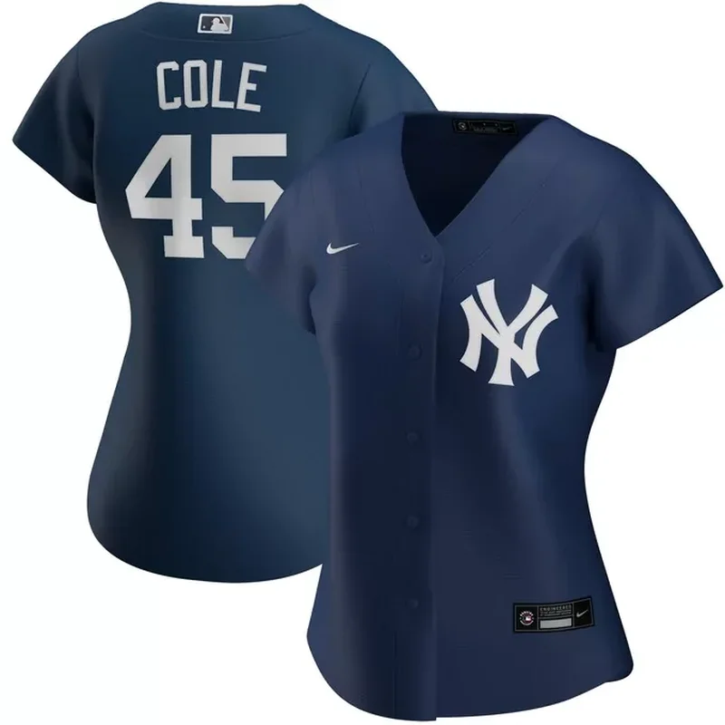 Gerrit Cole New York Yankees Womens Alternate Player Jersey Navy
