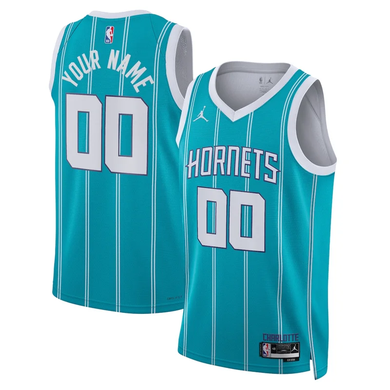 Charlotte Hornets Jordan Statement Edition Jersey - Purple - Lamelo Ball - Unisex - Image 3