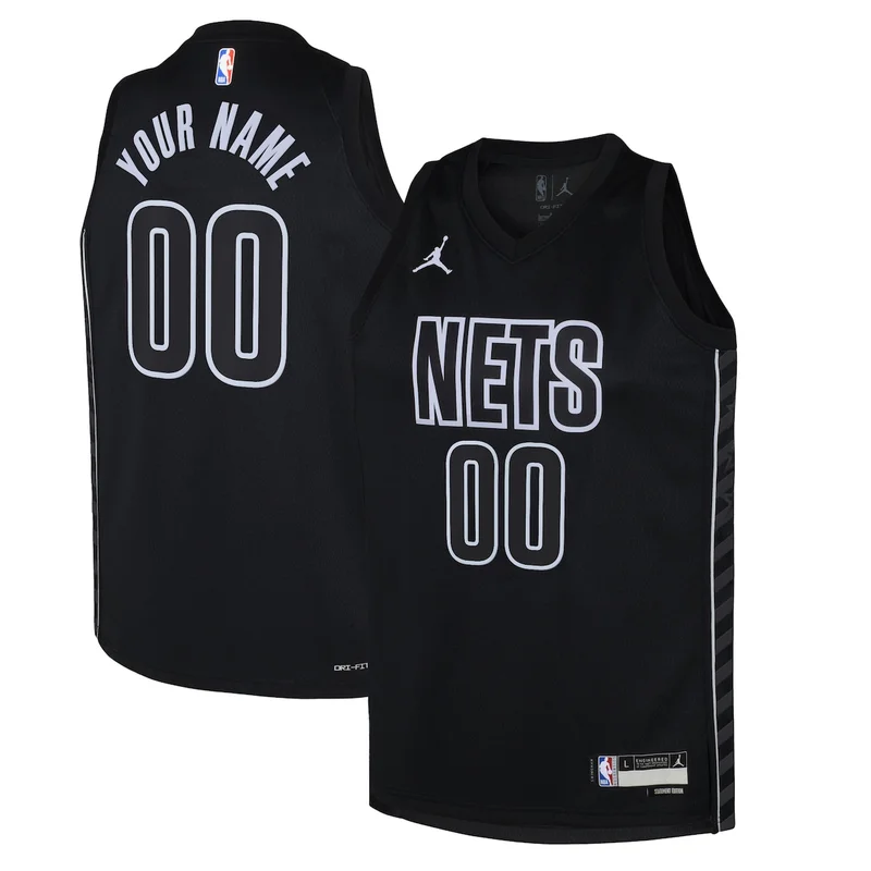 Brooklyn Nets Icon Edition Jersey - Black - Nic Claxton - Unisex - Image 4