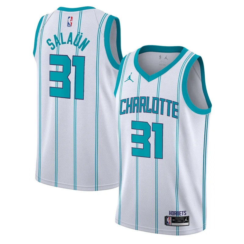 Charlotte Hornets Jordan Association Edition Jersey - White - Lamelo Ball - Image 2