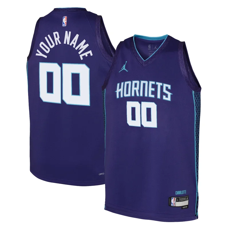 Charlotte Hornets Jordan Statement Edition Jersey - Custom - Unisex - Image 2