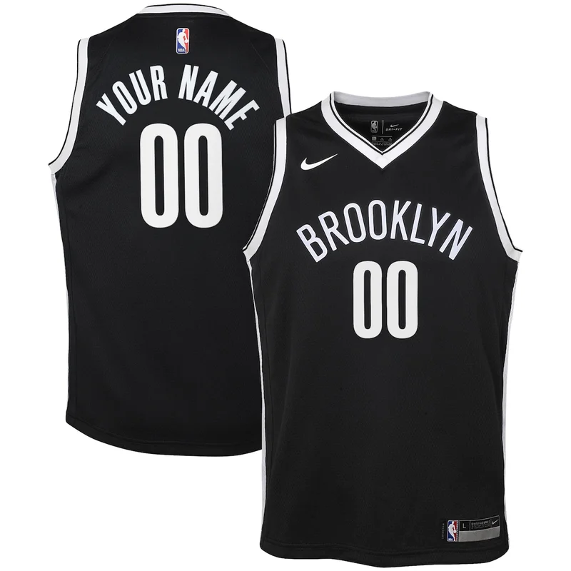 Brooklyn Nets Icon Edition Jersey - Black - Nic Claxton - Unisex - Image 2