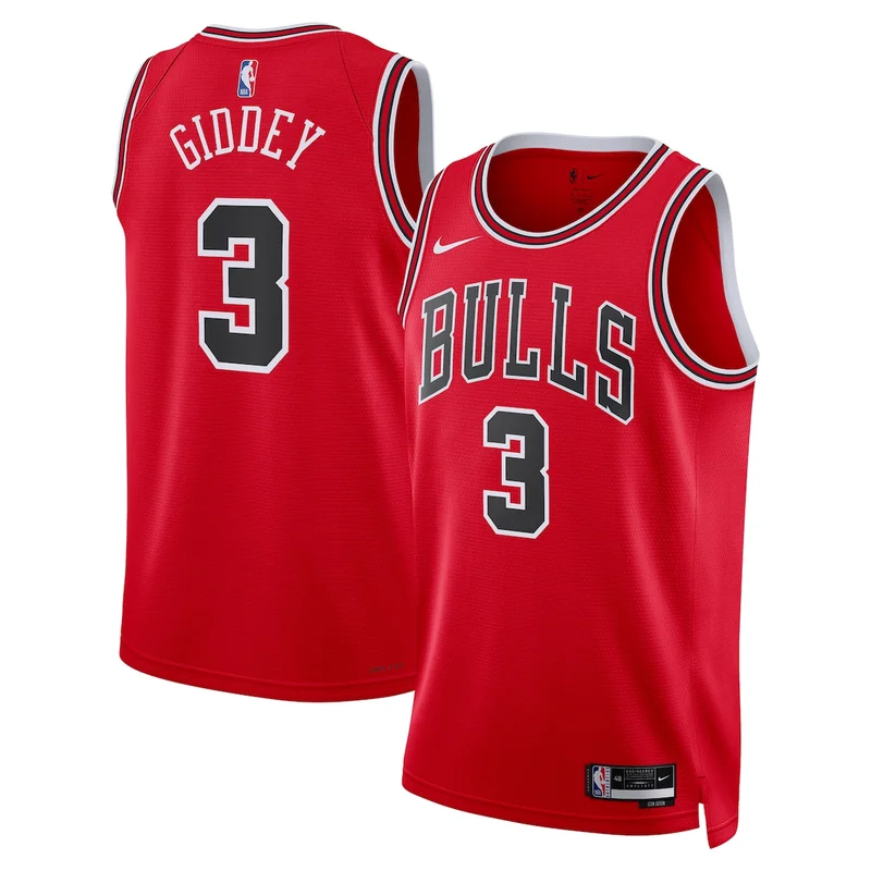 Chicago Bulls Dennis Rodman 1997-98 Hardwood Classics Road Jersey - Red - Image 4