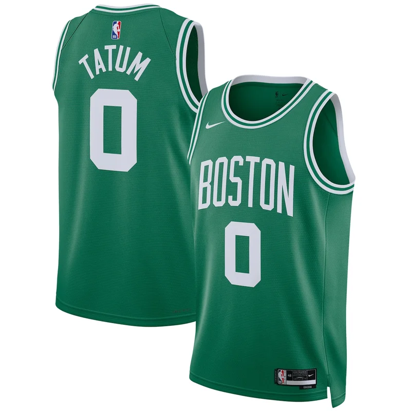 Boston Celtics Icon Edition Jersey - Kelly Green - Jayson Tatum - Unisex - Image 4