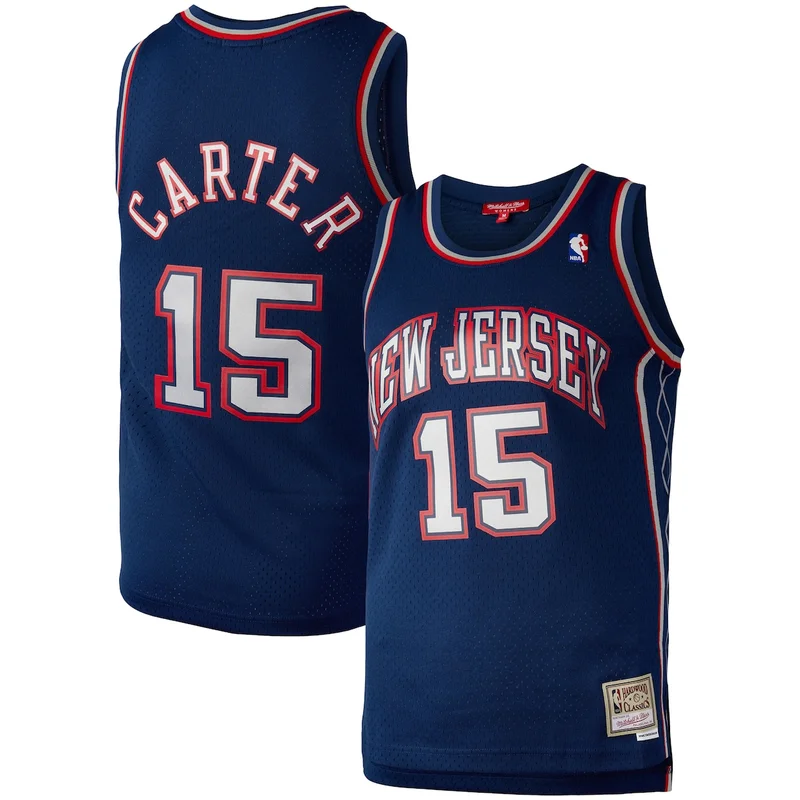 Vince Carter Navy New Jersey Brooklyn Nets Hardwood Classics 2006 Jersey
