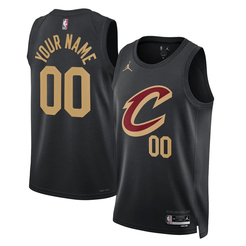 Cleveland Cavaliers Jordan Statement Edition Jersey - Black - Darius Garland - Unisex - Image 4