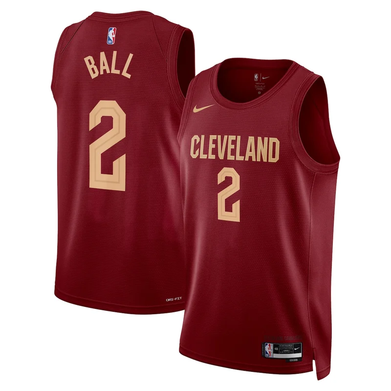 Cleveland Cavaliers Icon Edition Jersey - Maroon - Darius Garland - Unisex - Image 5