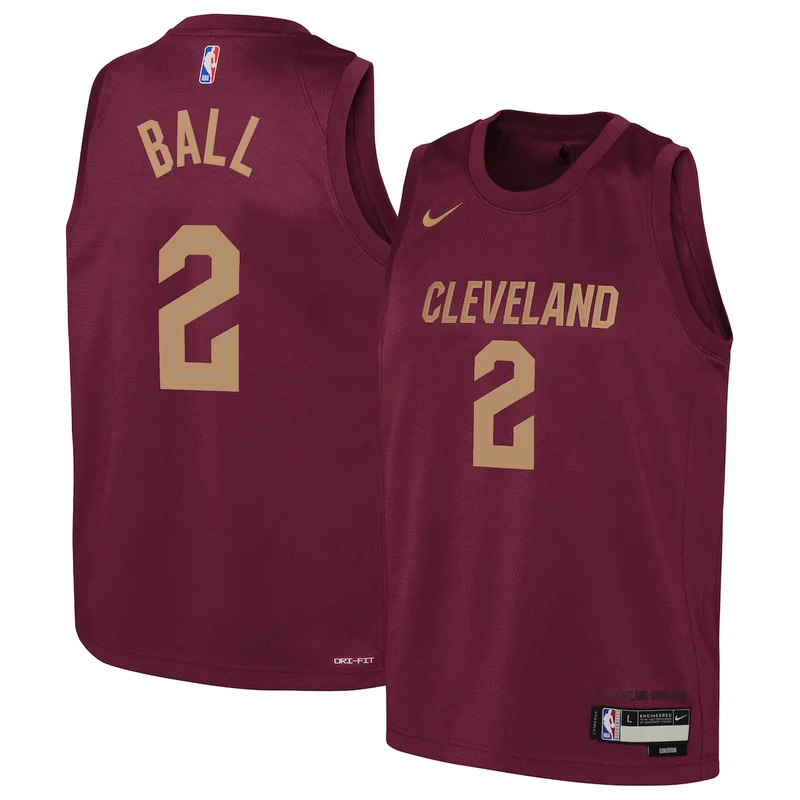 Cleveland Cavaliers Icon Edition Jersey - Maroon - Lonzo Ball