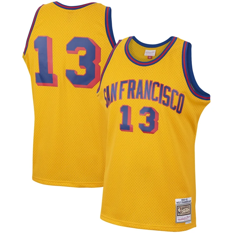 Tim Hardaway Blue Golden State Warriors 1990/91 Galaxy Jersey - Image 4