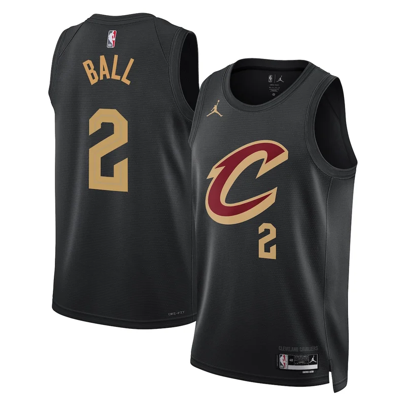 Cleveland Cavaliers Icon Edition Jersey - Maroon - Lonzo Ball - Image 4