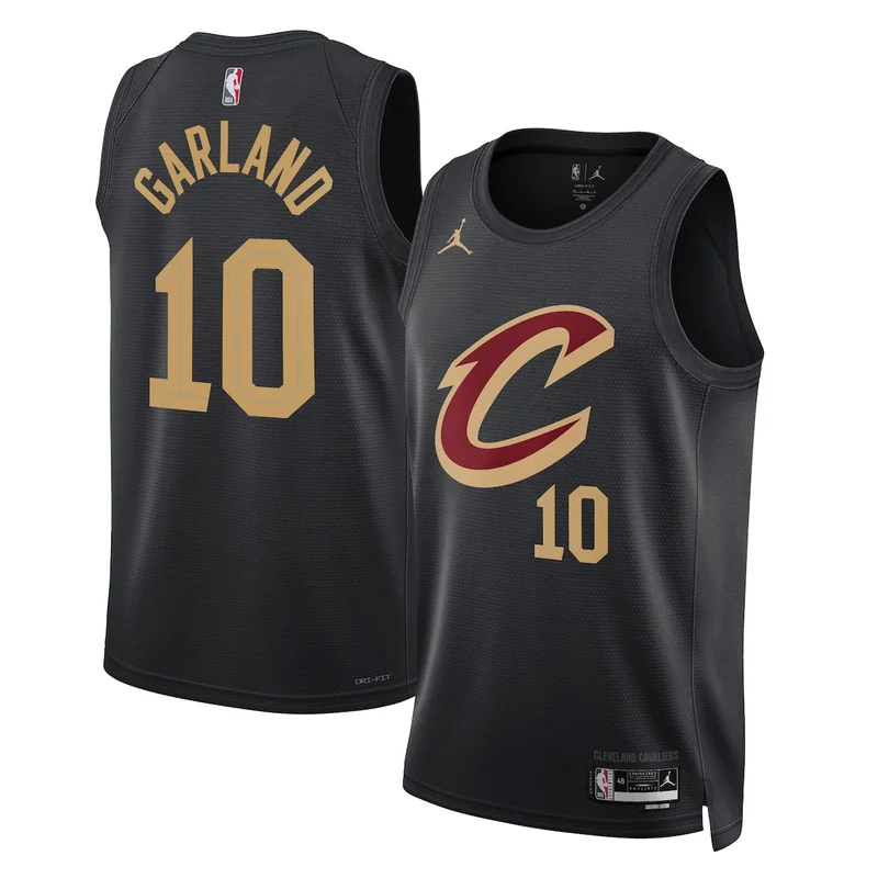 Cleveland Cavaliers Jordan Statement Edition Jersey - Black - Darius Garland - Unisex