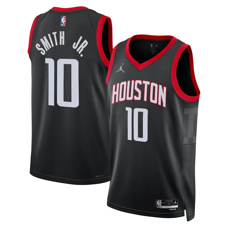 Houston Rockets Icon Jersey - Red - Reed Sheppard - Unisex - Image 4