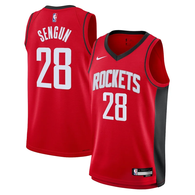 Houston Rockets Icon Edition Jersey - Red - Kevin Durant - Image 4
