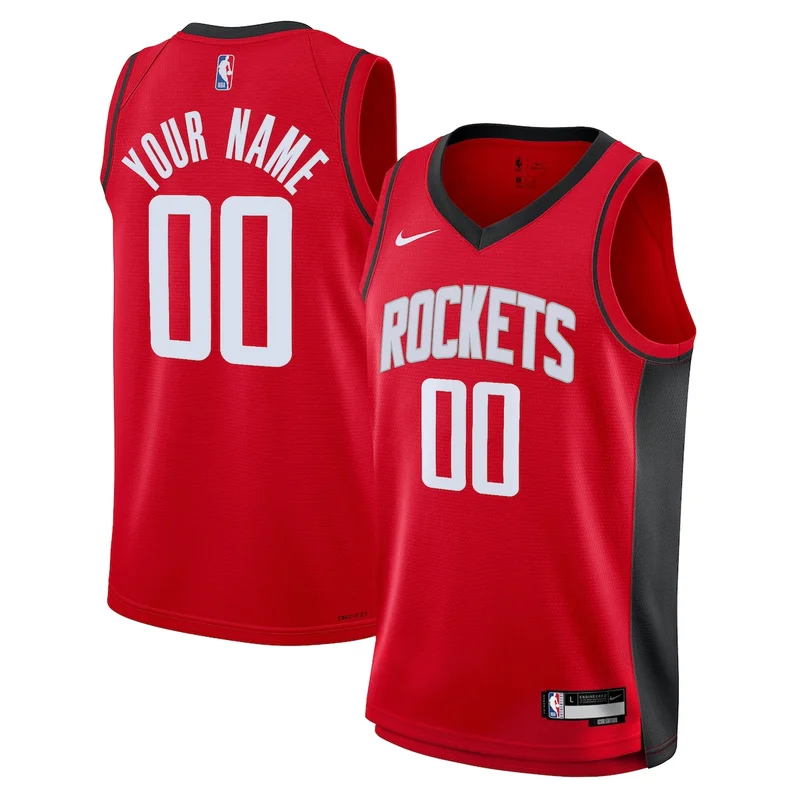 Houston Rockets Icon Edition Jersey - Red - Kevin Durant - Image 3