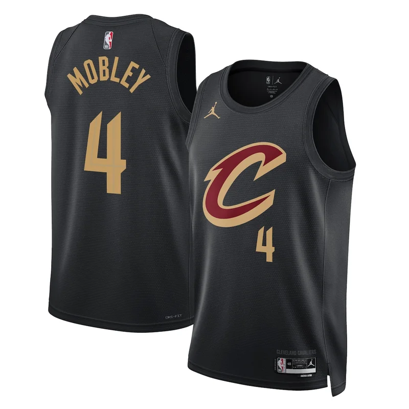 Cleveland Cavaliers Jordan Statement Edition Jersey - Black - Darius Garland - Unisex - Image 2