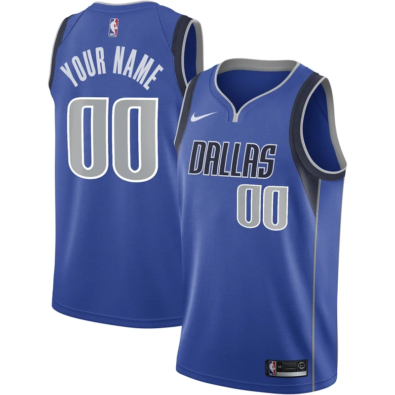 Dallas Mavericks Icon Edition Jersey - Blue - D'Angelo Russell - Unisex - Image 5