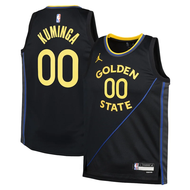 Golden State Warriors Jordan 2024/25 Statement Edition Jersey - Black - Stephen Curry - Unisex - Image 4