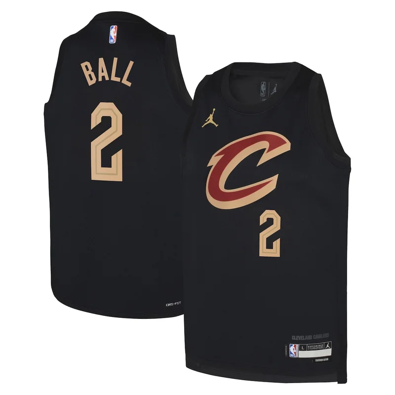 Cleveland Cavaliers Icon Edition Jersey - Maroon - Lonzo Ball - Image 5