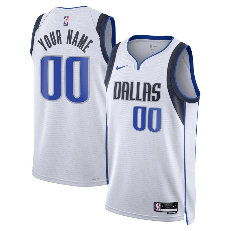 Dallas Mavericks Association Edition Jersey - White - Kyrie Irving - Unisex - Image 4