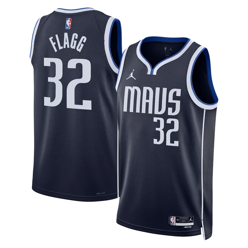 Dallas Mavericks Jordan Statement Edition Jersey Nba 2025 First Round Draft Pick - Navy - Cooper Flagg - Unisex
