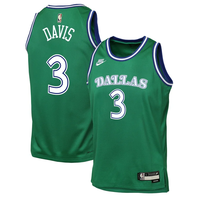 Dallas Mavericks Classic Edition Jersey - Green - Anthony Davis - Unisex - Image 2