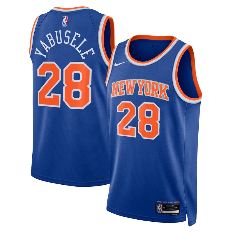 New York Knicks Association Edition Jersey - White - Mitchell Robinson - Unisex - Image 5