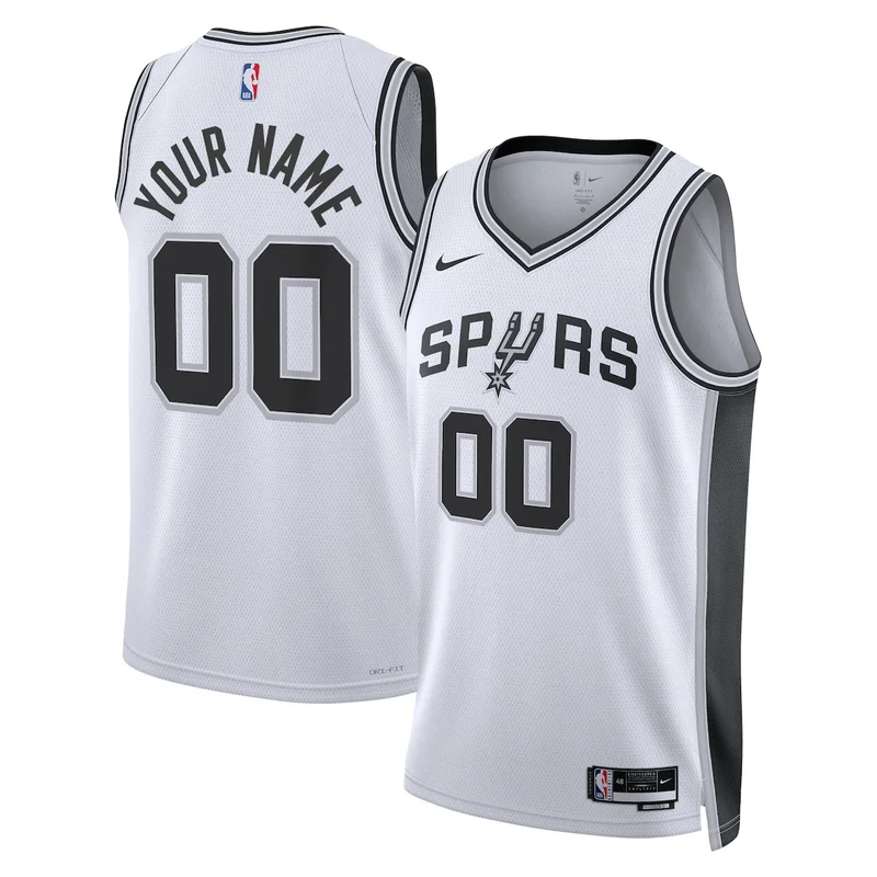 San Antonio Spurs Association Edition Jersey - White - Keldon Johnson - Unisex - Image 4