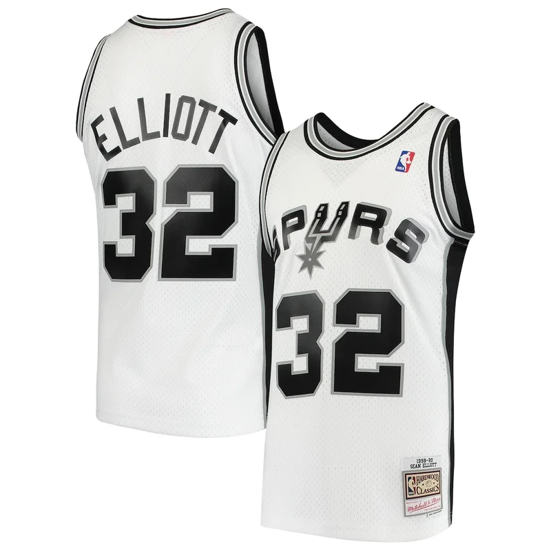 David Robinson Platinum San Antonio Spurs 1998/99 Hardwood Classics 75Th Anniversary Jersey - Image 3