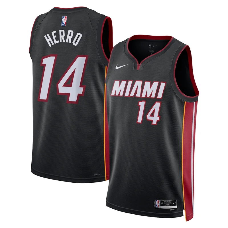 Miami Heat Icon Edition Jersey - Black - Jaime Jaquez Jr. - Unisex - Image 3