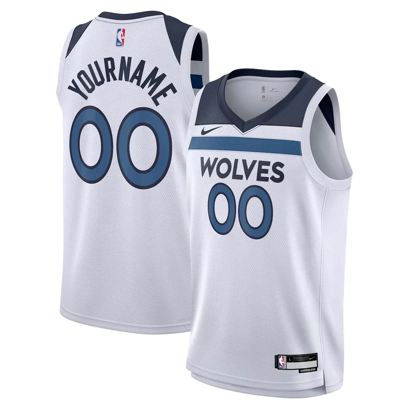 Kevin Garnett Platinum Minnesota Timberwolves 1997/98 Hardwood Classics 75Th Anniversary Jersey - Image 4
