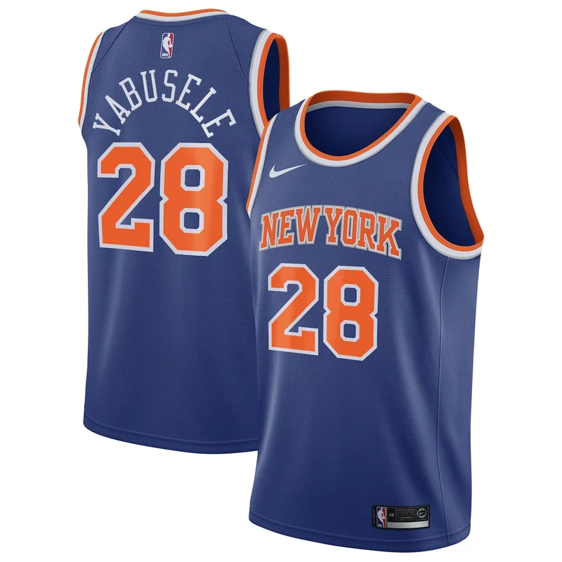 New York Knicks Icon Edition Jersey - Blue - Guerschon Yabusele