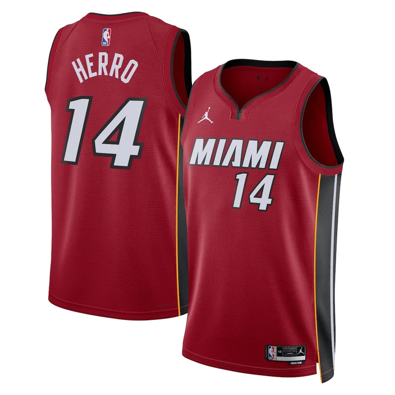 Miami Heat Jordan Statement Edition Jersey - Red - Tyler Herro - Unisex