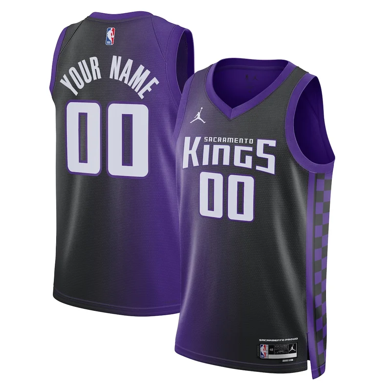 Sacramento Kings Jordan Statement Edition Jersey - Purple - Domantas Sabonis - Unisex - Image 3