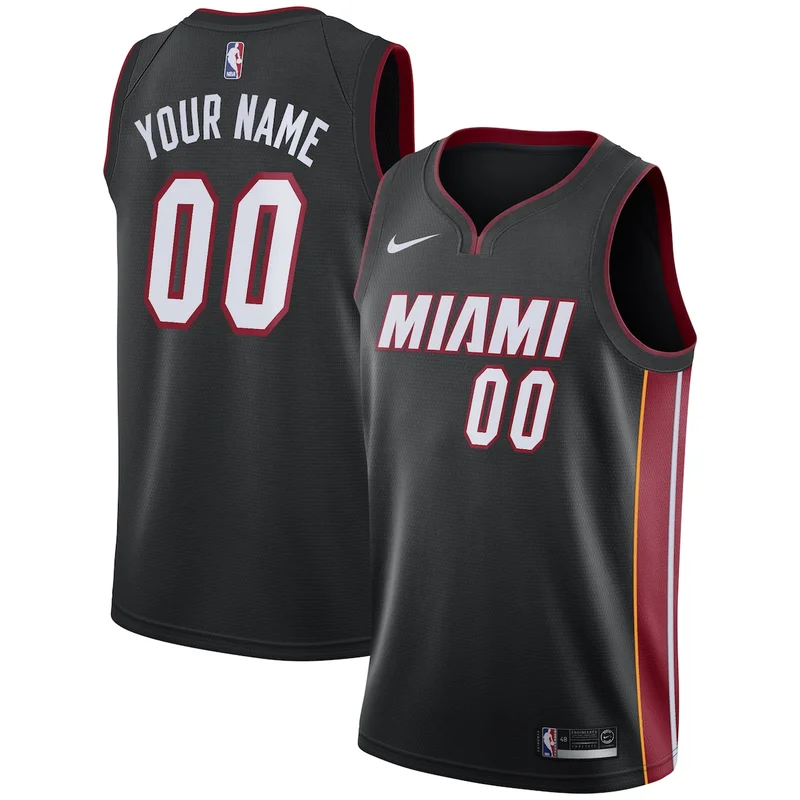 Miami Heat Icon Edition Jersey - Black - Jaime Jaquez Jr. - Unisex - Image 4