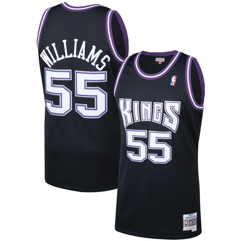 Jason Williams Black Sacramento Kings 2000-01 Hardwood Classics Player Jersey