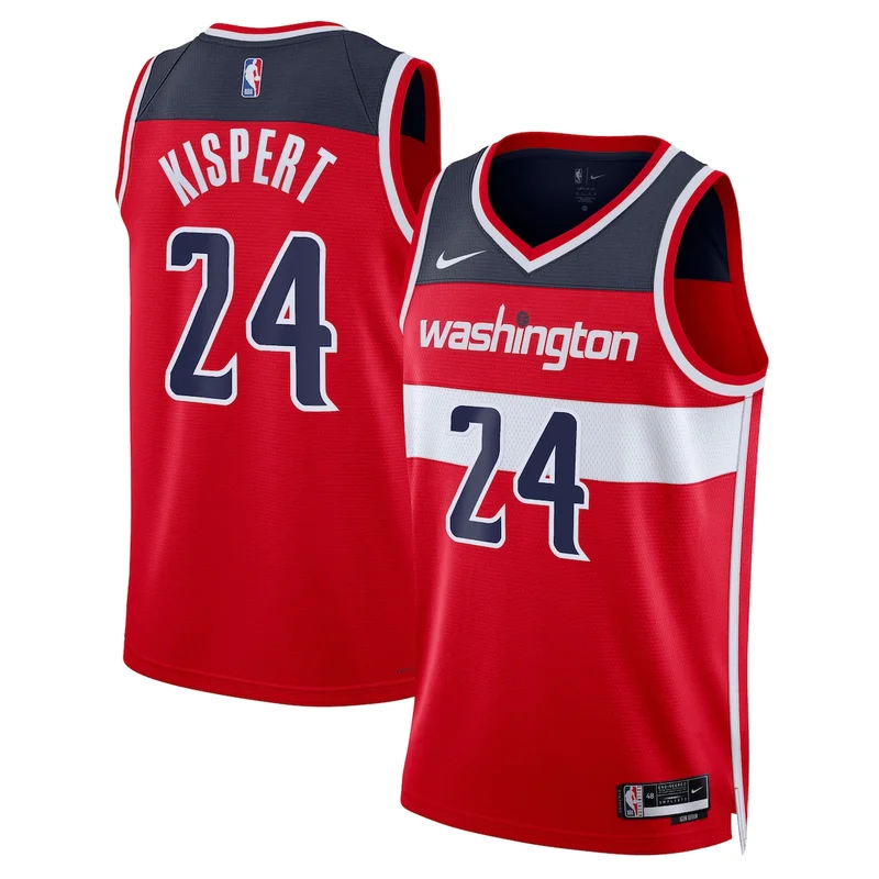 Washington Wizards Icon Edition Jersey - Red - Corey Kispert - Unisex