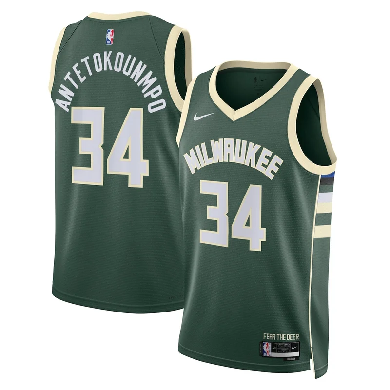 Milwaukee Bucks Icon Jersey - Giannis Antetokounmpo - Unisex