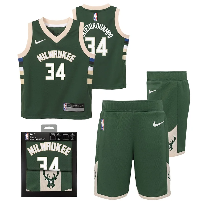 Milwaukee Bucks Icon Jersey Box Set - Giannis Antetokounmpo - Infant