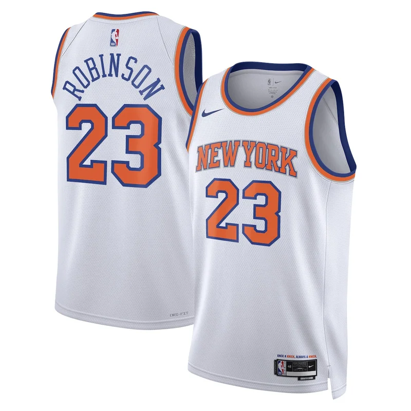 New York Knicks Association Edition Jersey - White - Mitchell Robinson - Unisex
