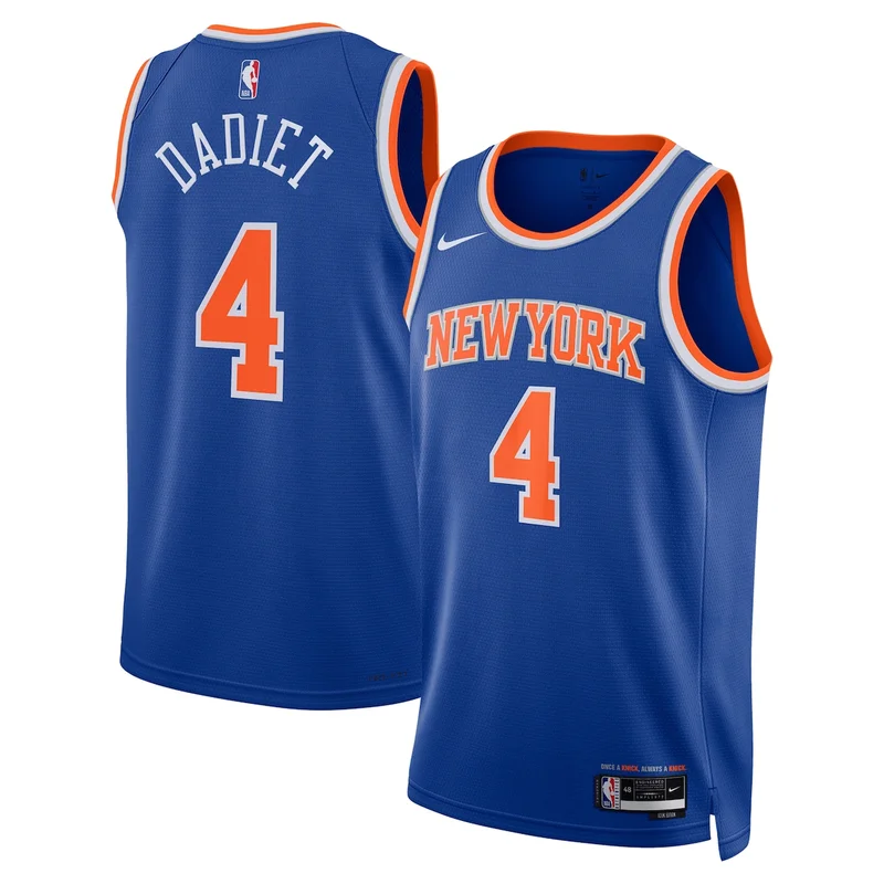 New York Knicks Icon Edition Jersey -Â Blue - Mitchell Robinson - Image 2