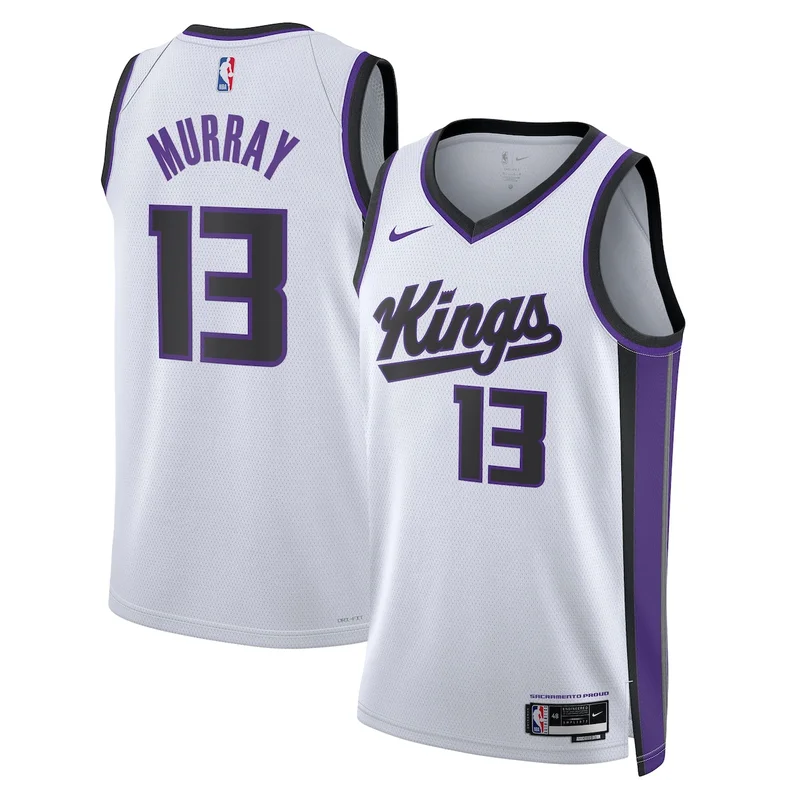 Sacramento Kings Association Edition Jersey - White - Keegan Murray - Unisex